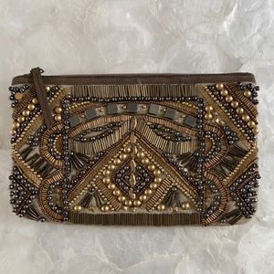 Anthropologie beaded clutch. Perfect for date night.